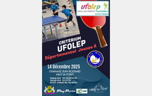 Critérium Départemental UFOLEP Jeunes A
